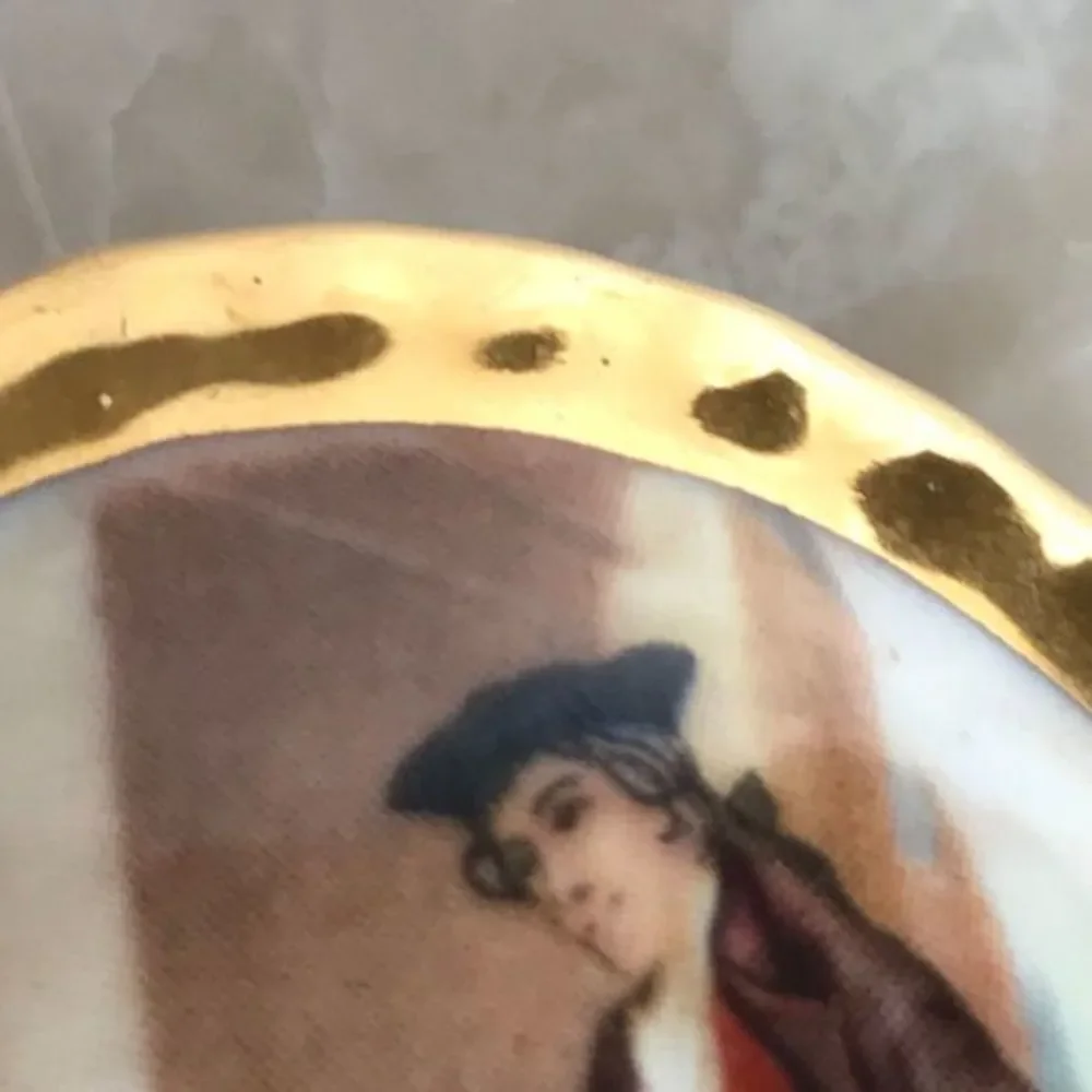 18k gold pin Louis xv​‎